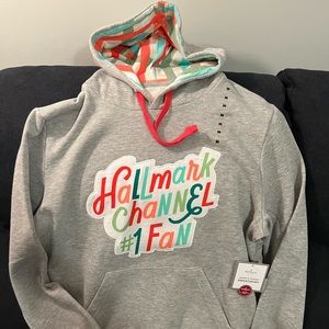 Brand new Hallmark Channel #1 fan sweatshirt size medium. Bought from Hallmark.